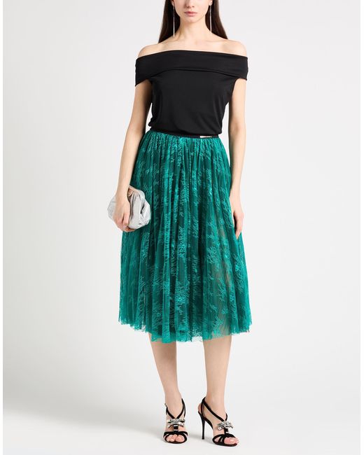 Gonna Midi di Elisabetta Franchi in Green