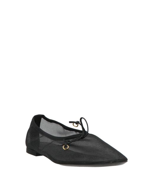 Odissi Black Ballet Flats