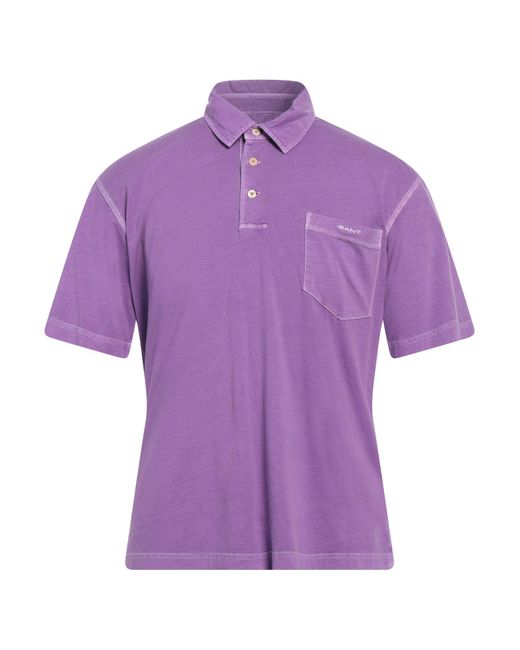 Gant Purple Polo Shirt for men