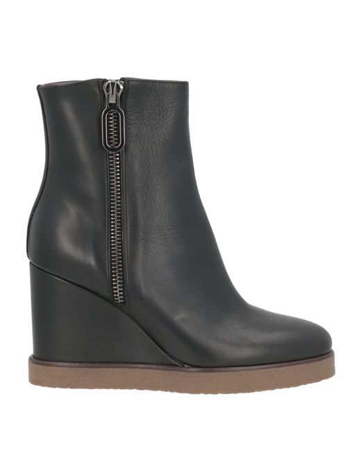 Lorenzo Mari Black Ankle Boots