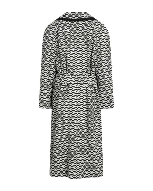Alberta Ferretti Black Coat Wool, Polyamide