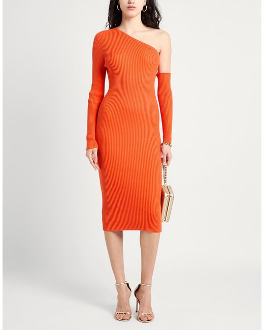 Vestido midi Philo-Sofie Cashmere de color Orange