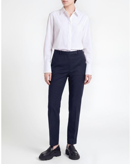 Theory Blue Midnight Pants Wool