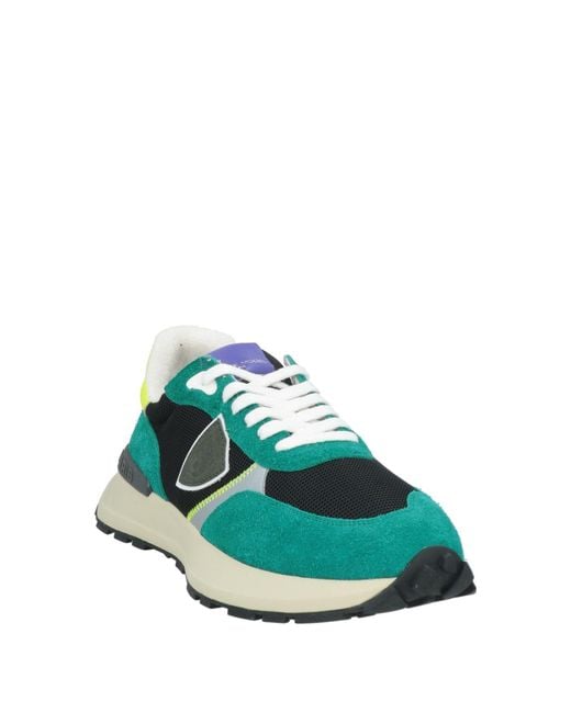 Philippe Model Green Trainers for men