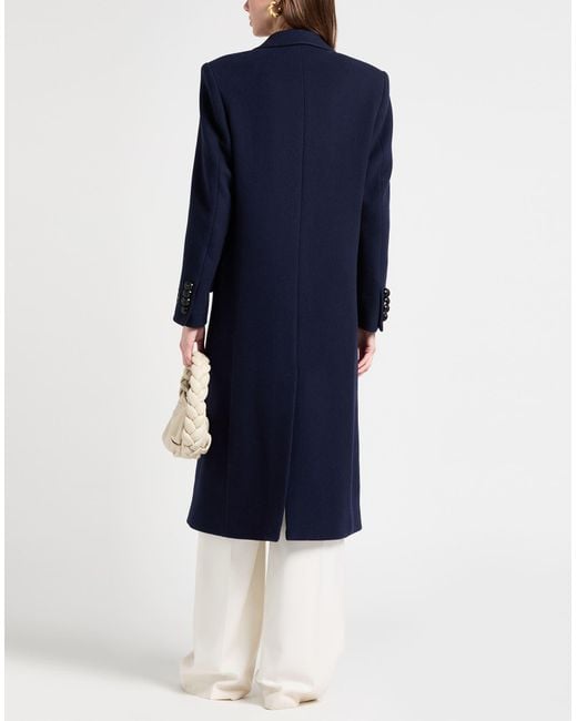 MSGM Blue Coat Virgin Wool, Polyamide