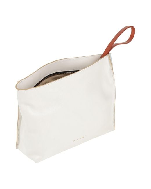 Borsa A Mano di Marni in White