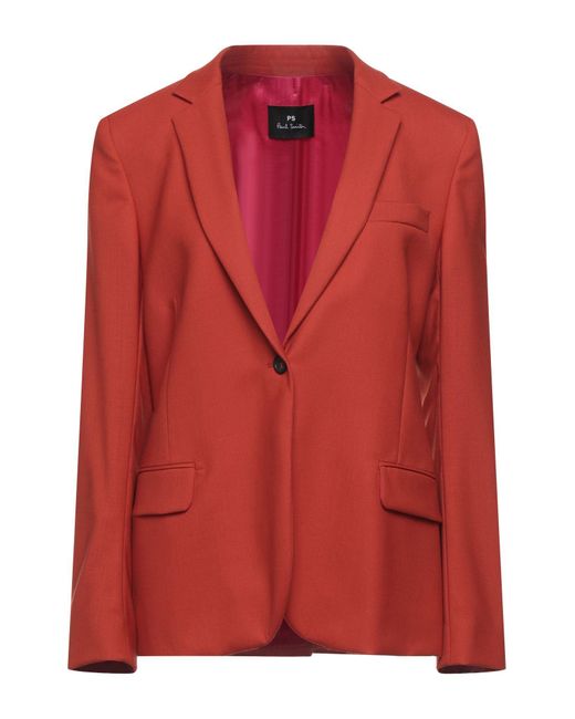 PS by Paul Smith Red Suit Jacket