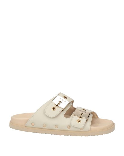 Scholl White Sandale