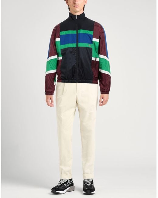 Lacoste Black Midnight Jacket Recycled Polyester for men
