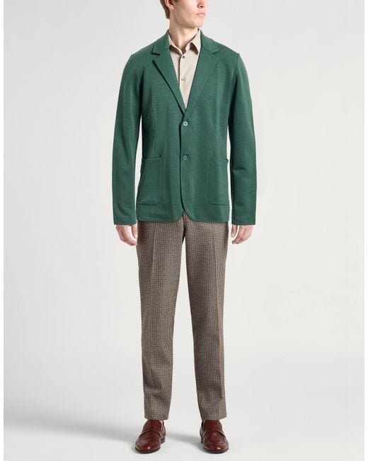 Majestic Filatures Green Blazer Lyocell, Organic Cotton for men