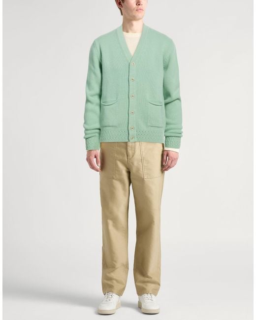 Daniele Fiesoli Green Cardigan for men