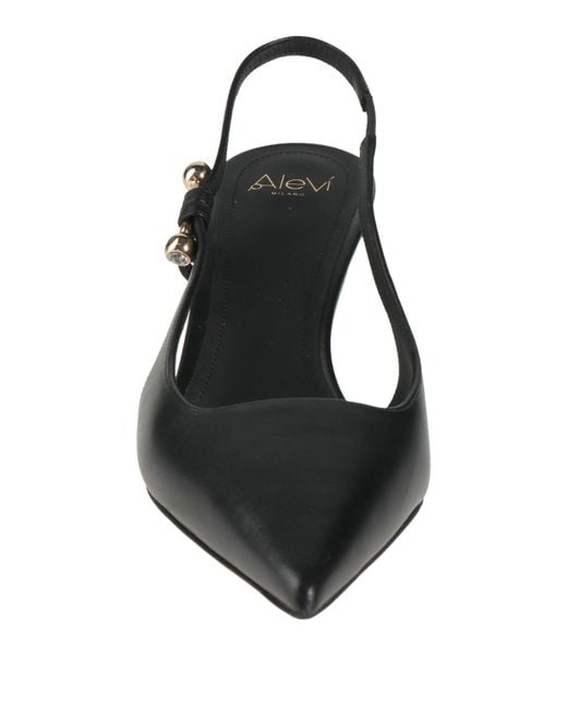 ALEVI Black Pumps Leather