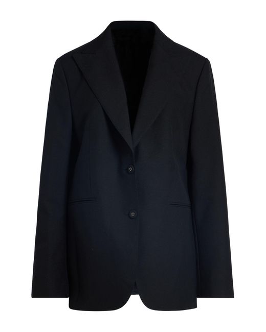 Officine Generale Blue Blazer Virgin Wool