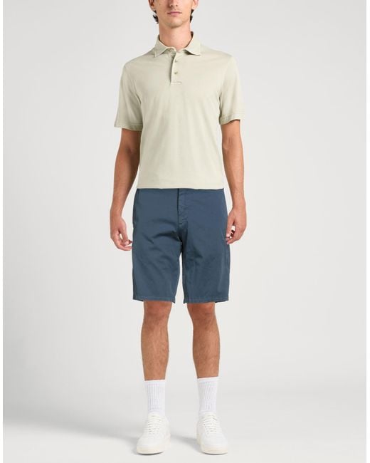Harmont & Blaine Blue Shorts & Bermuda Shorts Cotton, Elastane for men