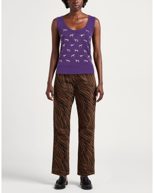 Trussardi Purple Sweaters