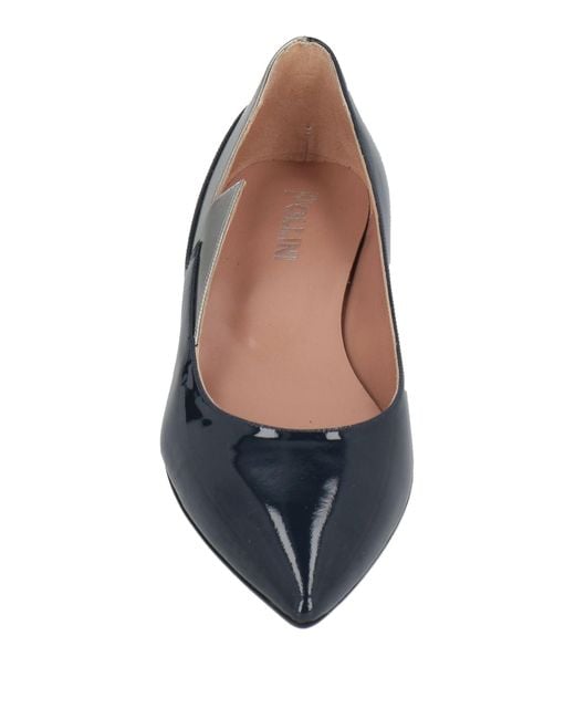 Pollini Blue Ballet Flats
