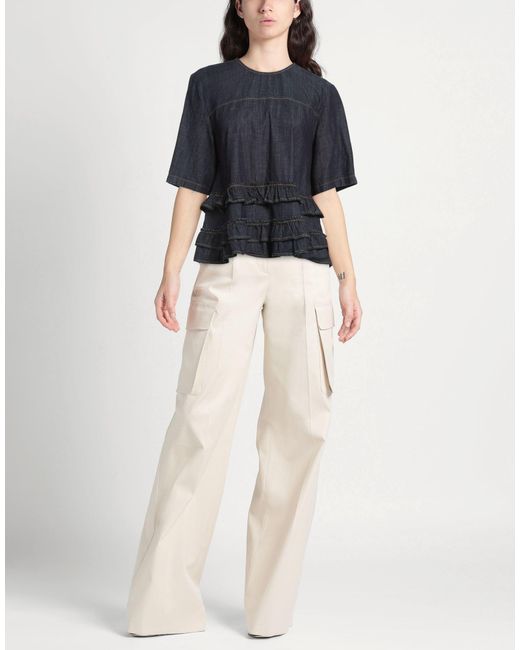 Please Blue Top Cotton