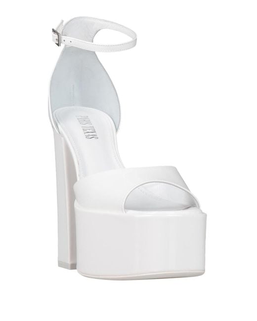 Paris Texas White Sandals