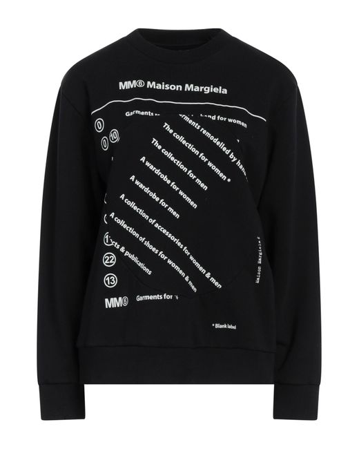MM6 by Maison Martin Margiela Black Sweatshirt