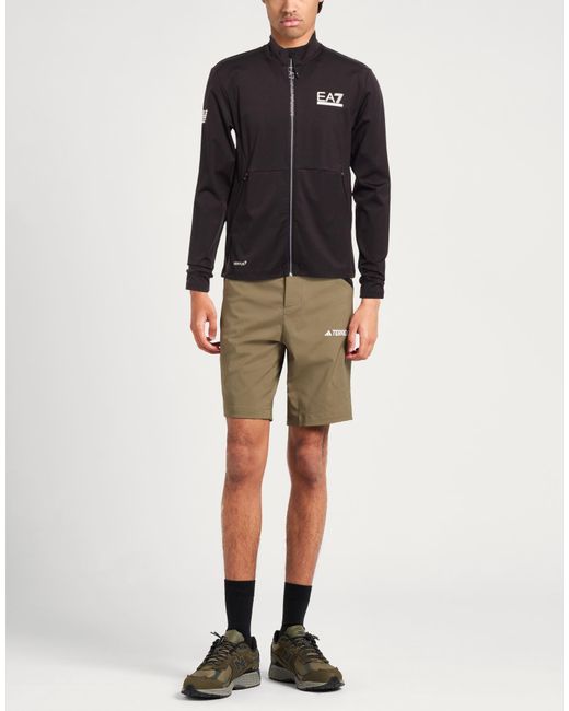 EA7 Black Sweatshirts for men