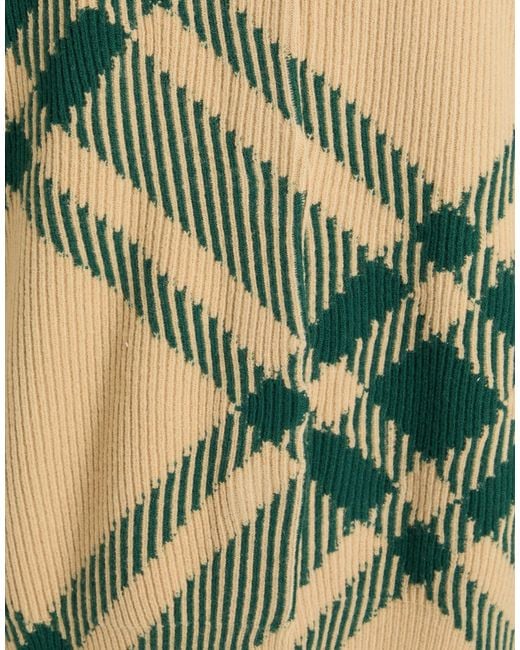 Burberry Green Cardigan Wool, Polyamide, Elastane