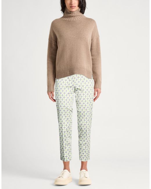 Peserico White Light Pants Cotton, Elastane