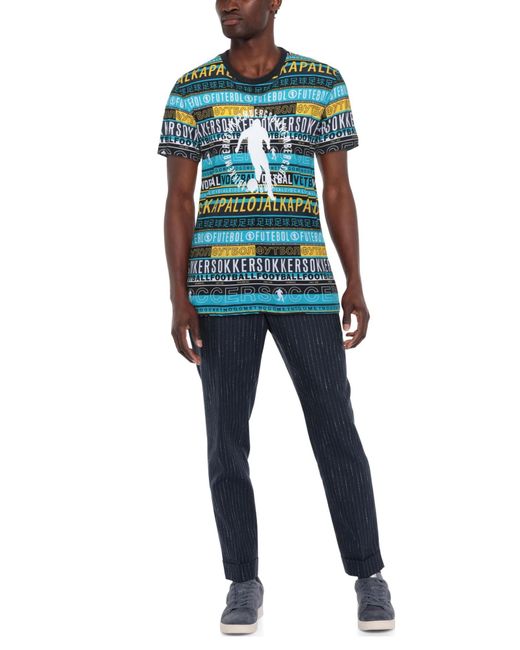 Bikkembergs Blue T-shirt for men