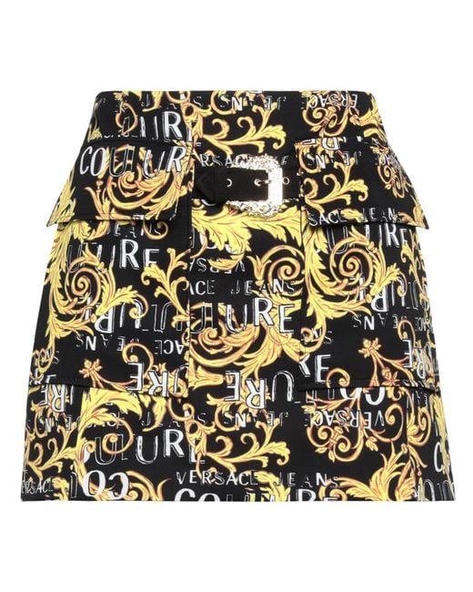 Versace Jeans Couture Black Mini Skirt