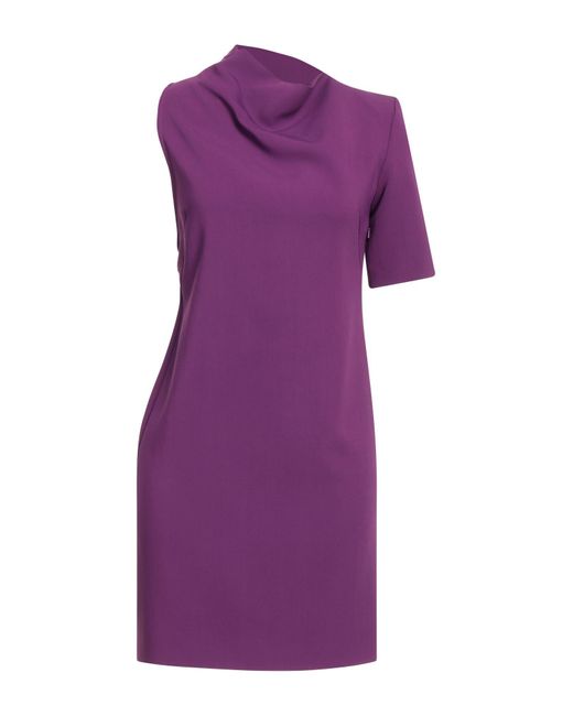 Sportmax Purple Mini Dress