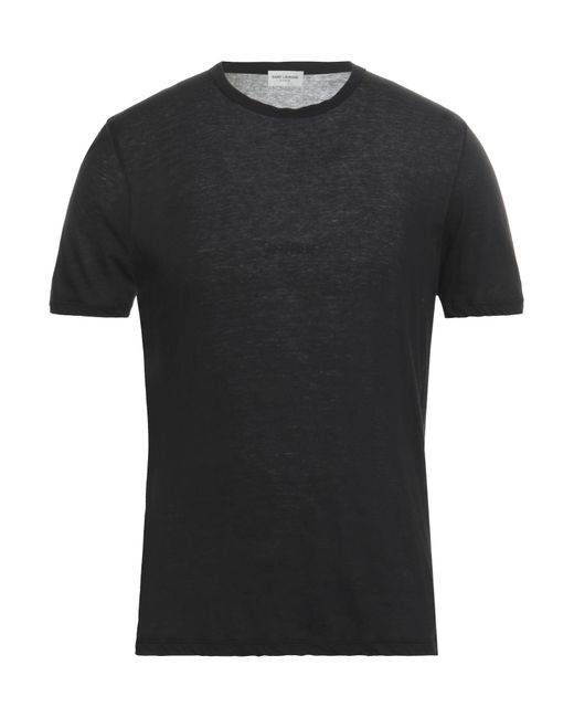 Camiseta Saint Laurent de hombre de color Black