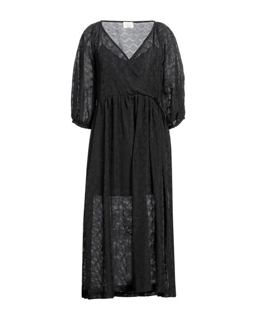 Bohelle Black Midi Dress