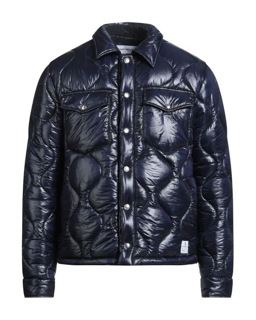 Department 5 Blue Puffer Polyester, Polyamide, Polypropylene for men