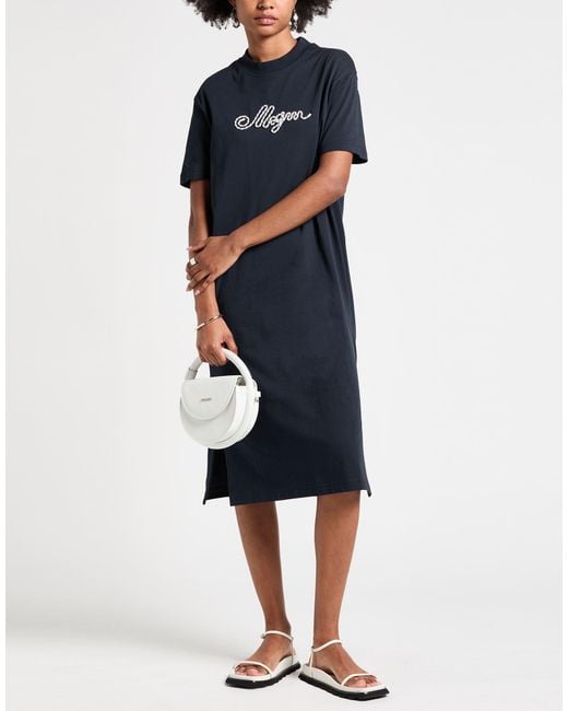 MSGM Blue Midi Dresses