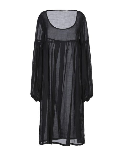 UN-NAMABLE Black Midi Dress