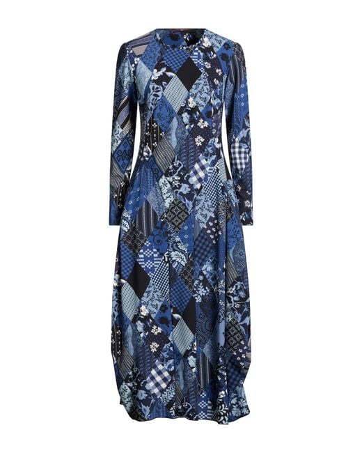 High Blue Light Midi Dress Nylon, Elastane