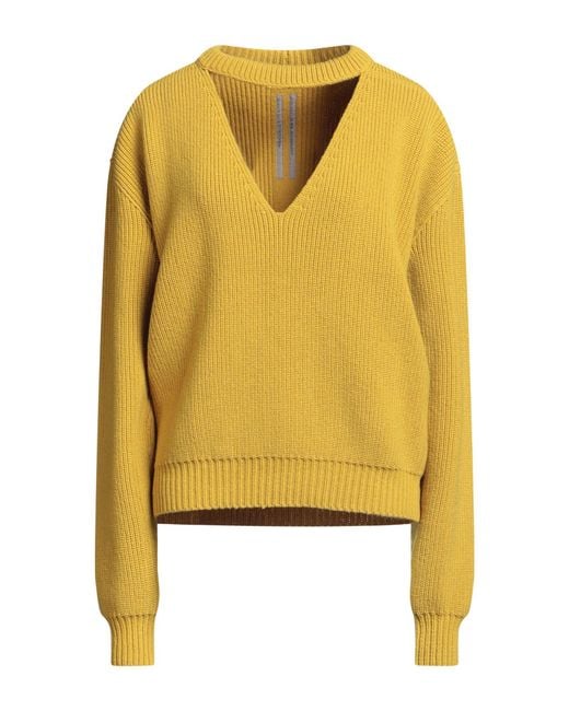 Pullover Rick Owens en coloris Yellow