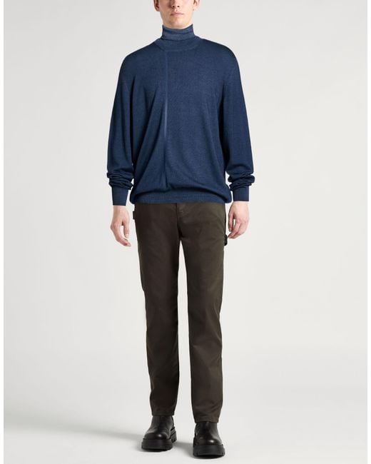 Drumohr Blue Turtleneck for men