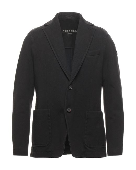 Circolo 1901 Black Blazers for men