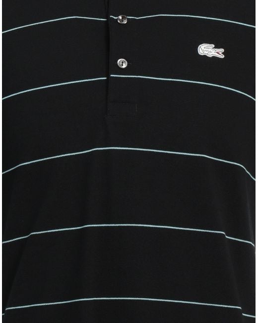 Lacoste Black Polo Shirt Cotton for men