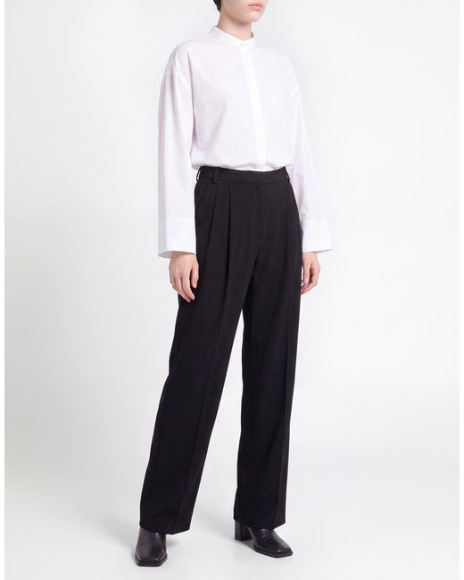 Kaos Black Pants Polyester, Viscose, Elastane
