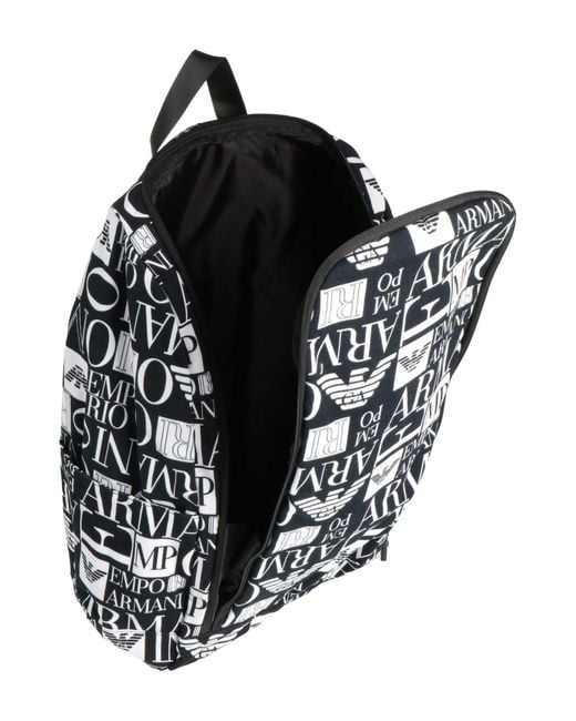 Emporio Armani White Backpack for men