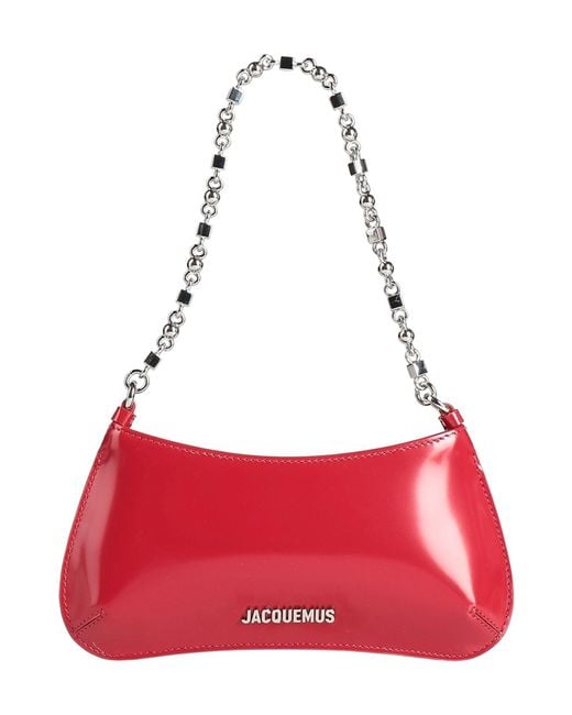 Jacquemus Red La Piccola Bisou Chaine -- Handbag Leather