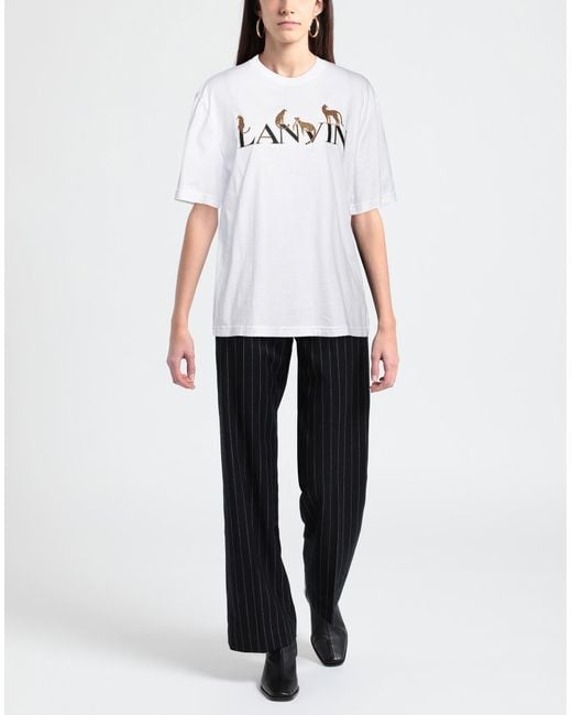 Lanvin White T-Shirt Cotton