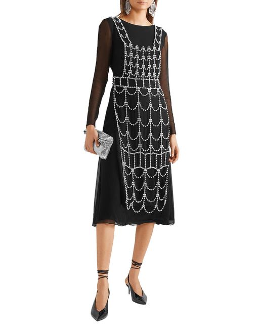Area Black Midi Dress