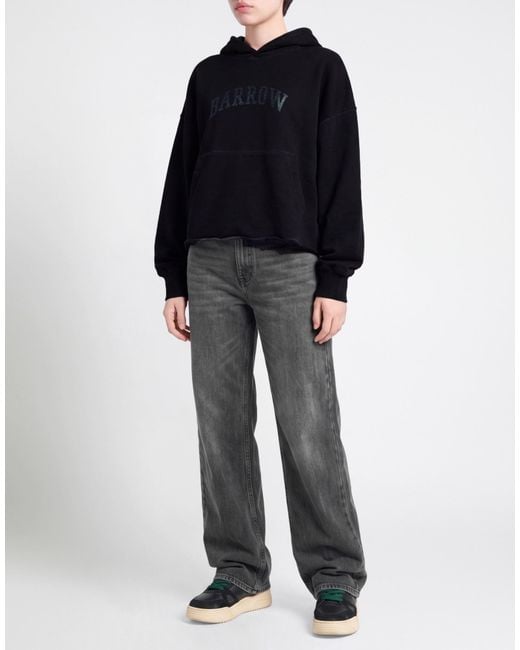 Barrow Black Sweatshirt Cotton