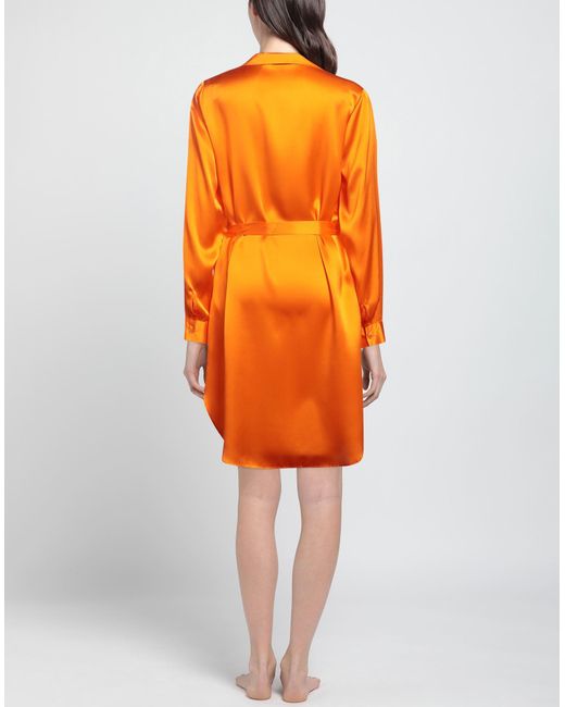 Vivis Orange Dressing Gown Or Bathrobe