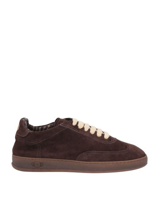 Soldini 80 Brown Sneakers Leather for men
