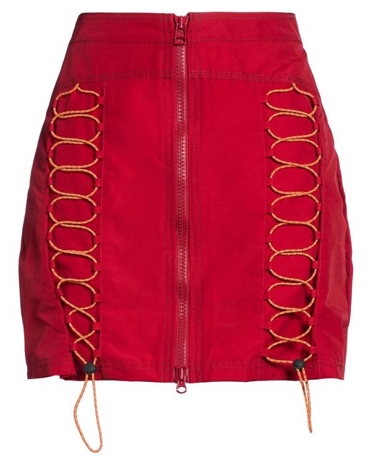 Brain Dead Red Mini Skirt