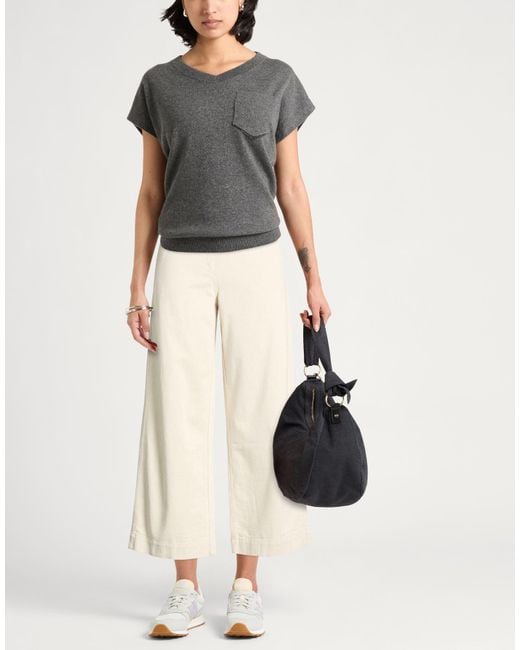 Max Mara Natural Pants Cotton, Polyester