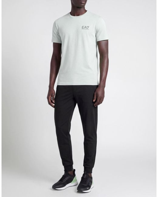EA7 Green Light T-Shirt Cotton, Elastane for men
